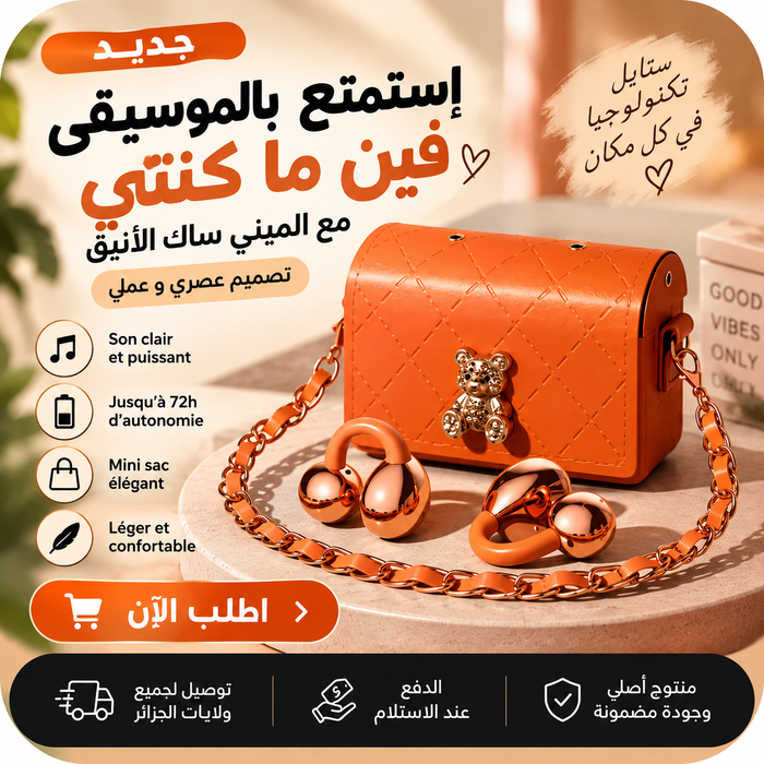 Écouteurs Sans Fil Mini Sac